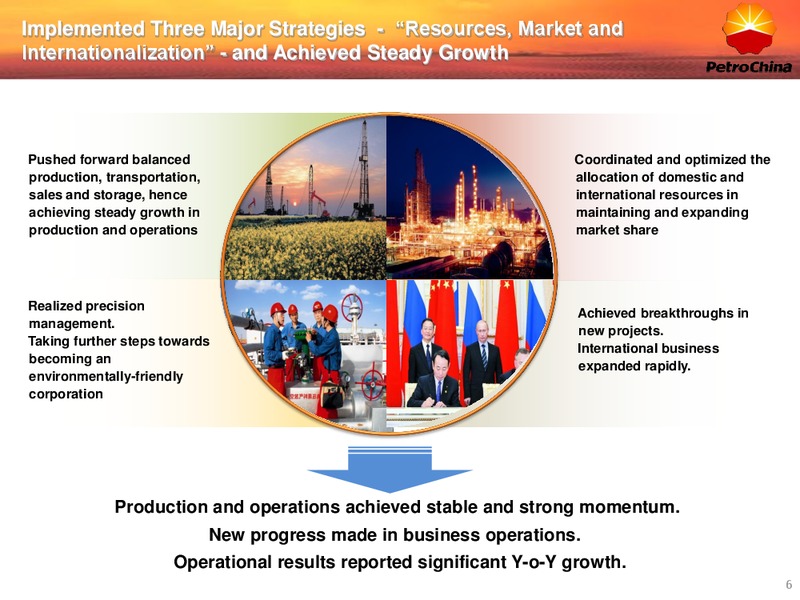 2011 EARNINGS CALL – Petrochina Co. Ltd. – slide 6