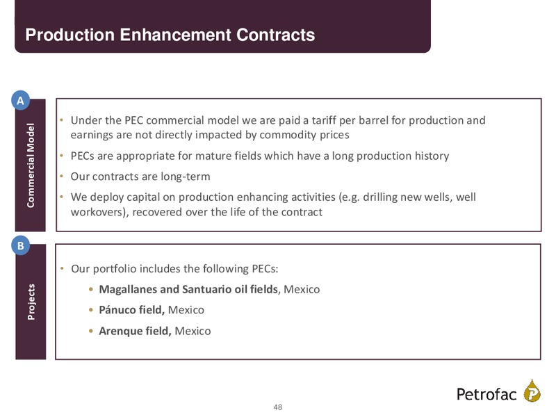 FINAL RESULTS 2014 – Petrofac – slide 47