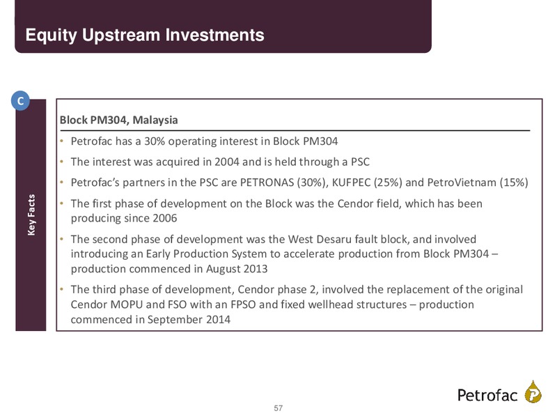 FINAL RESULTS 2014 – Petrofac – slide 56