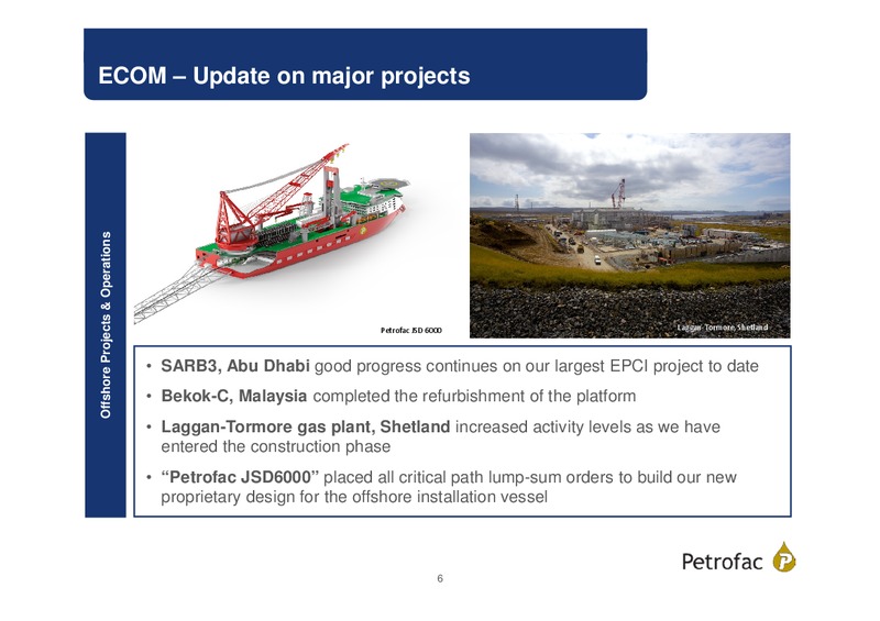FINAL RESULTS 2013 – Petrofac – slide 5