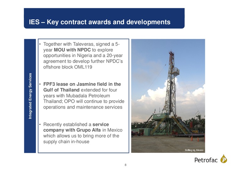 FINAL RESULTS 2013 – Petrofac – slide 7