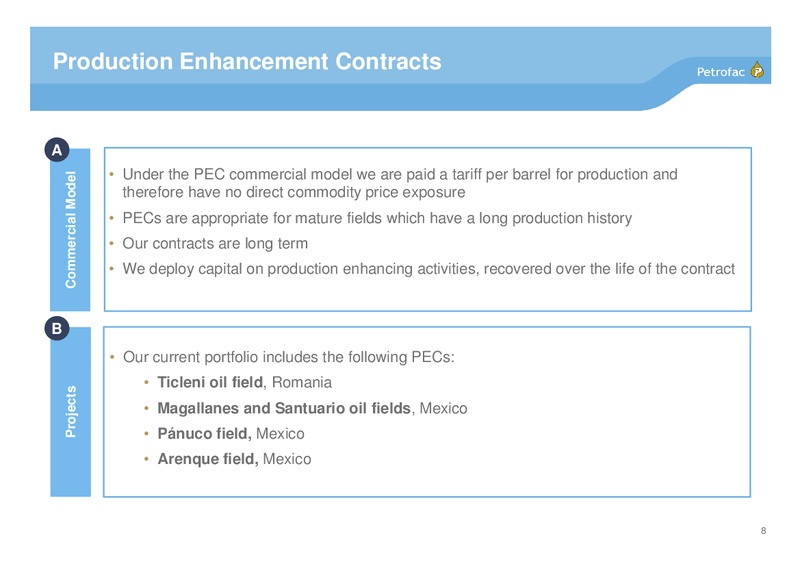 INVESTOR PRESENTATION – Petrofac – slide 7
