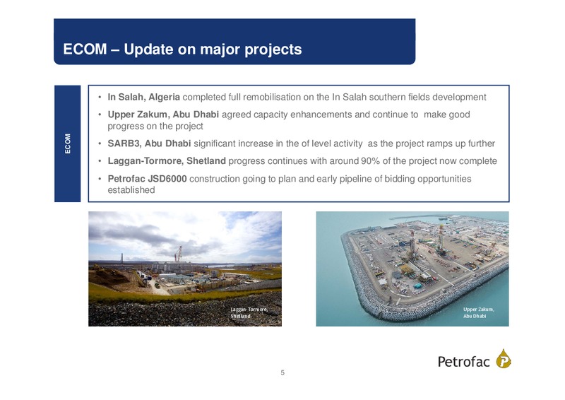 INTERIM RESULTS 2014 – Petrofac – slide 4
