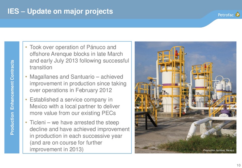 2013 INTERIM RESULTS – Petrofac – slide 9