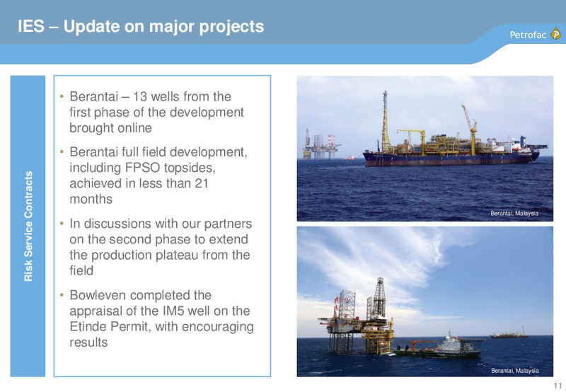2013 INTERIM RESULTS – Petrofac – slide 10