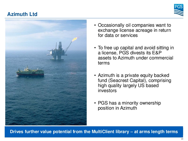 EAGE Conference – Petroleum Geo Services (PGS) – slide 19