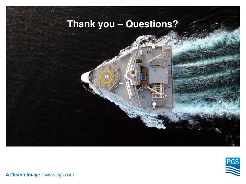 Q2 2015 AND H1 RESULTS – Petroleum Geo Services (PGS) – slide 26