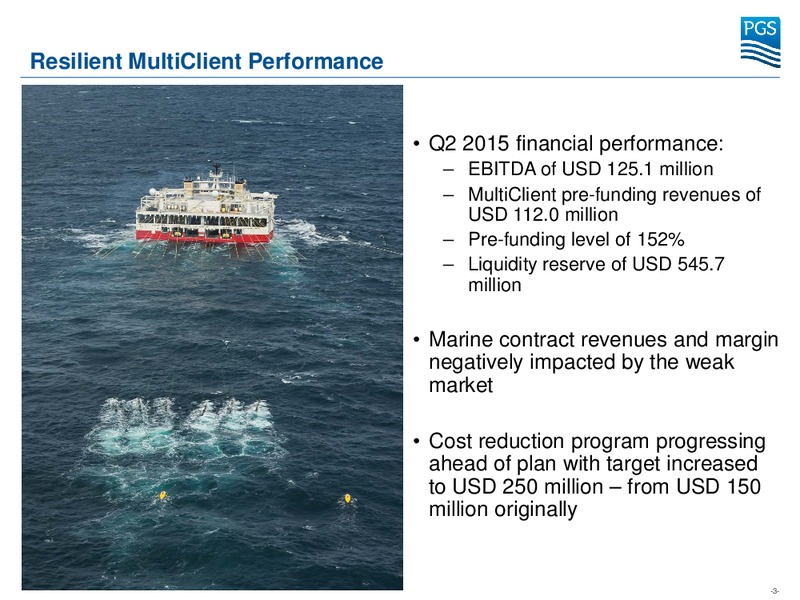 Danske Markets Conference – Petroleum Geo Services (PGS) – slide 2