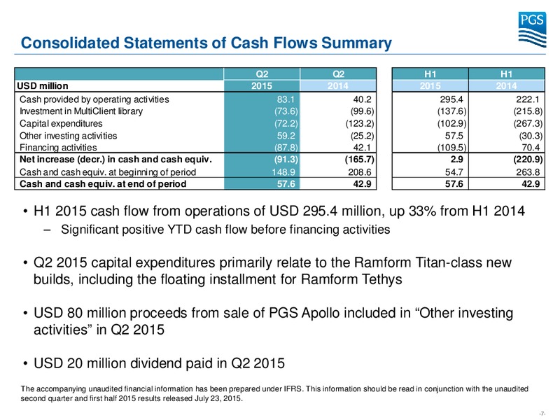 Danske Markets Conference – Petroleum Geo Services (PGS) – slide 6