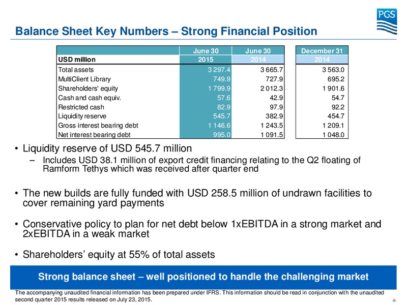 Danske Markets Conference – Petroleum Geo Services (PGS) – slide 7