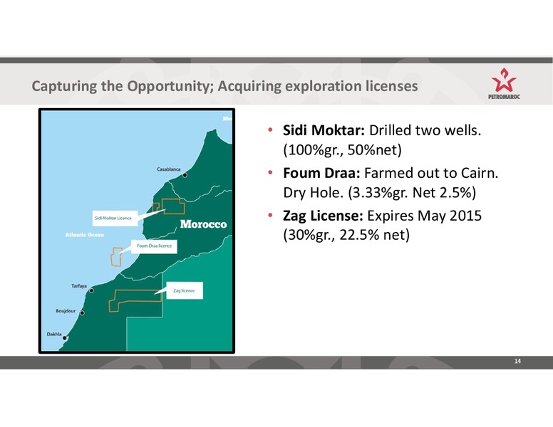 Investor Presentation – Petromaroc Corporation Plc – slide 14