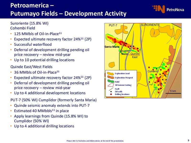 BUSINESS COMBINATION OF PETROAMERICA OIL CORP AND PETRONOVA INC – Petronova Inc. – slide 10