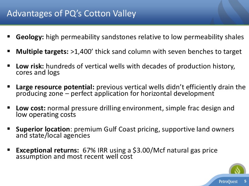 Investor Presentation   February 2017 – Petroquest Energy Inc. – slide 4