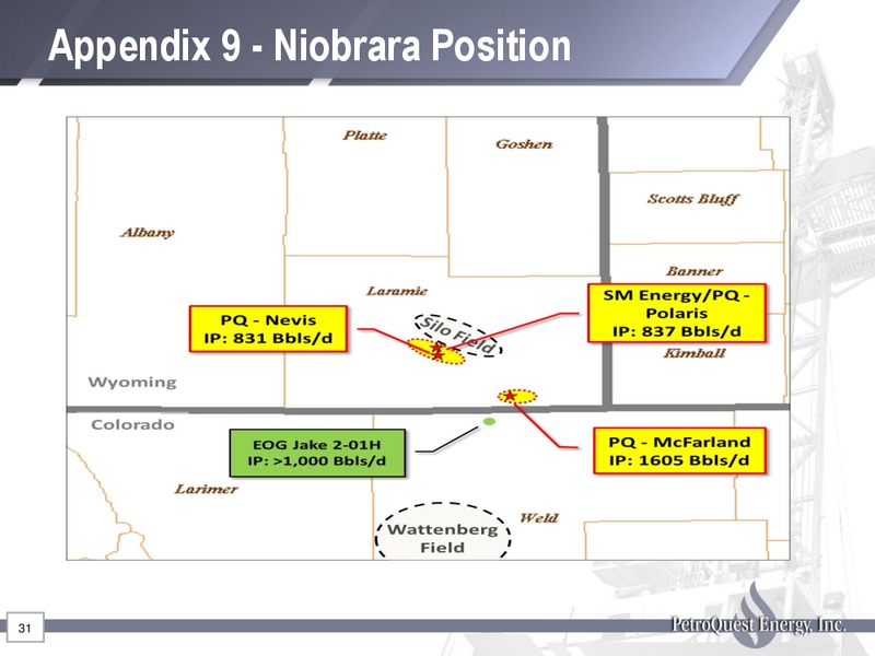 MARCH 2012 INVESTOR PRESENTATION – Petroquest Energy Inc. – slide 31
