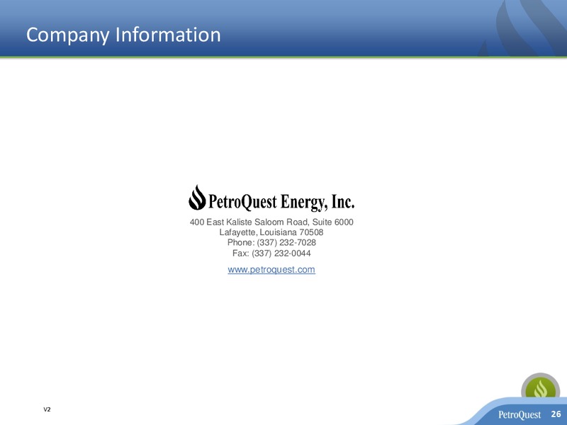 EnerCom Oil & Gas Conference 2017 – Petroquest Energy Inc. – slide 25