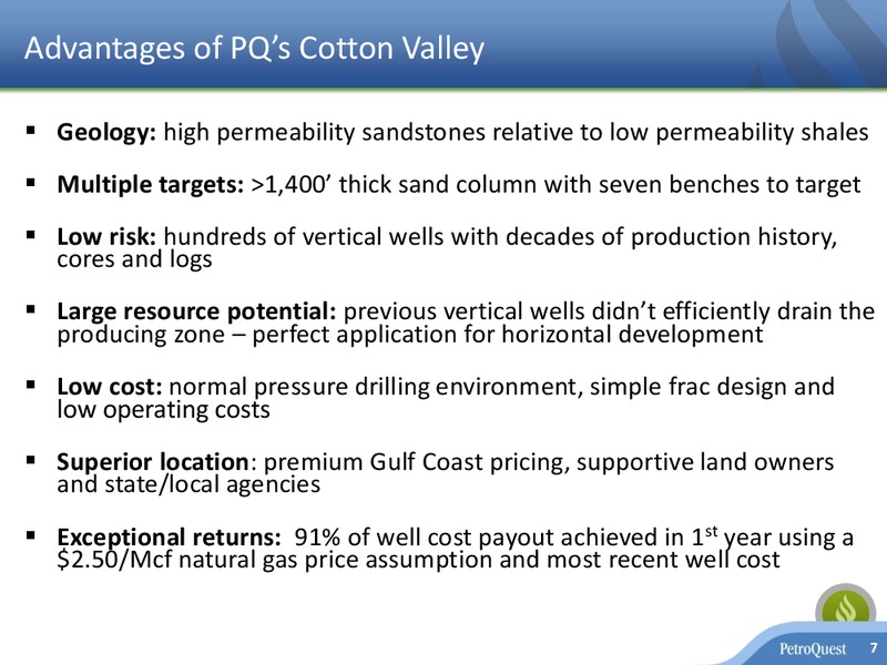 December 2016 Investor Presentation – Petroquest Energy Inc. – slide 6