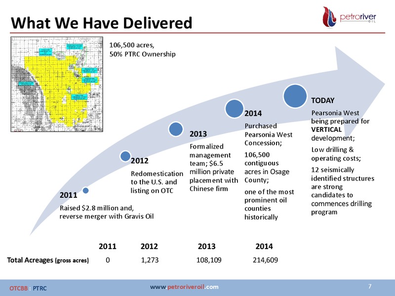 May 2015 Corporate Presentation – Petro River Oil Corp. – slide 5