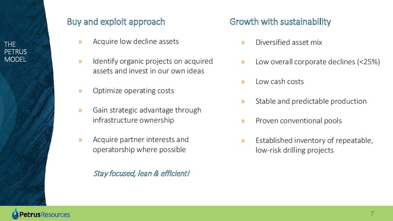 July 2016 Corporate Update – Petrus Resources Ltd. – slide 5