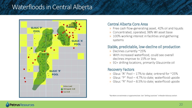 July 2016 Corporate Update – Petrus Resources Ltd. – slide 18