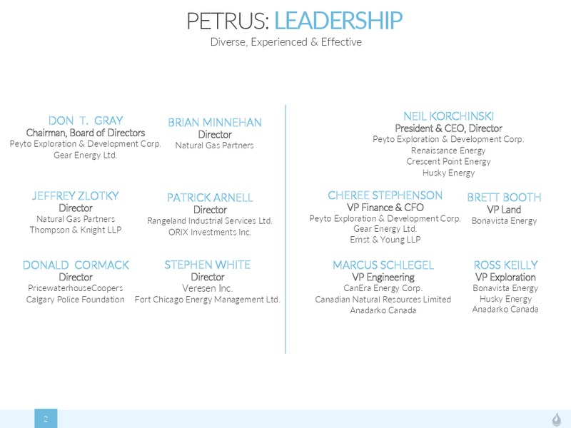 August 2017 Investor Presentation – Petrus Resources Ltd. – slide 2