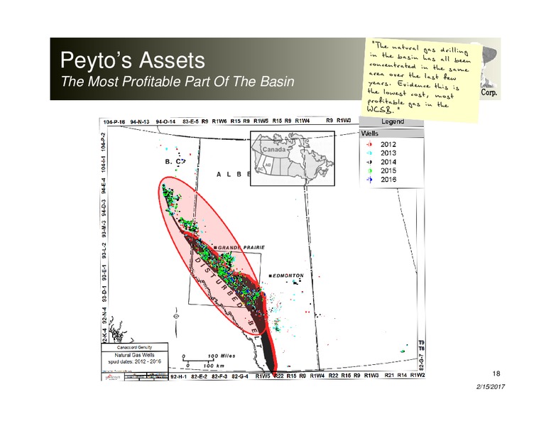 February 2017 Investor Presentation – Peyto Exploration & Development Corp – slide 17