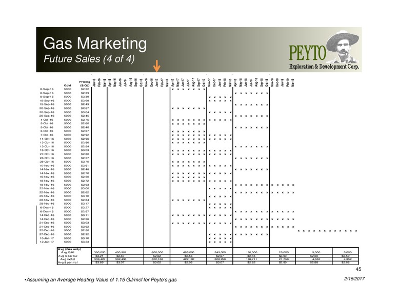February 2017 Investor Presentation – Peyto Exploration & Development Corp – slide 48