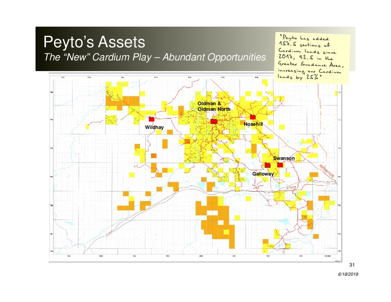 June 2019 Corporate Presentation – Peyto Exploration & Development Corp – slide 30