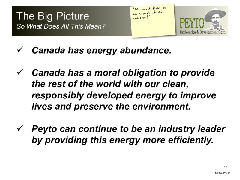 October 2020 Corporate Presentation – Peyto Exploration & Development Corp – slide 10