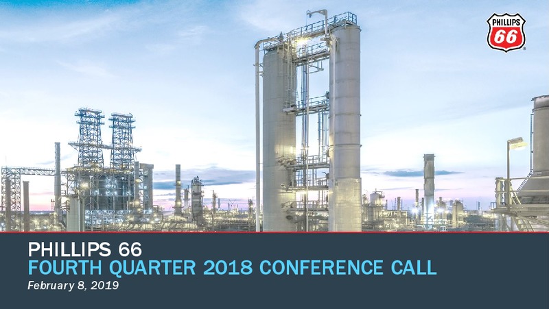 4Q2018 Earnings Conference Call Presentation – Phillips 66 – slide 1