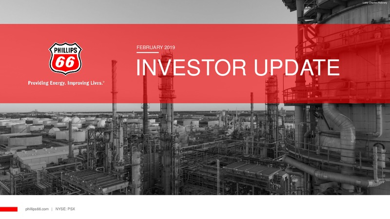 February 2019 Investor Presentation – Phillips 66 – slide 1