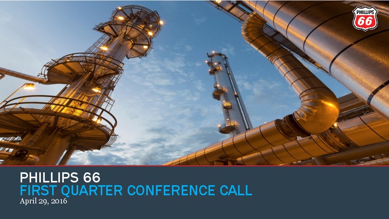 1Q Conference Call – Phillips 66 – slide 1