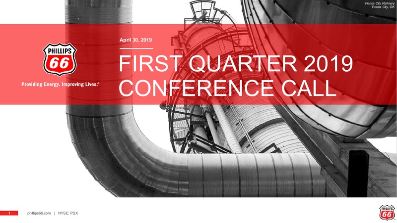 1Q 2019 Earnings Presentation – Phillips 66 – slide 1