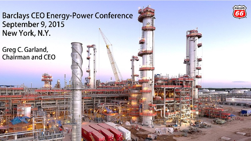 Barclays CEO Energy Power Conference – Phillips 66 – slide 1