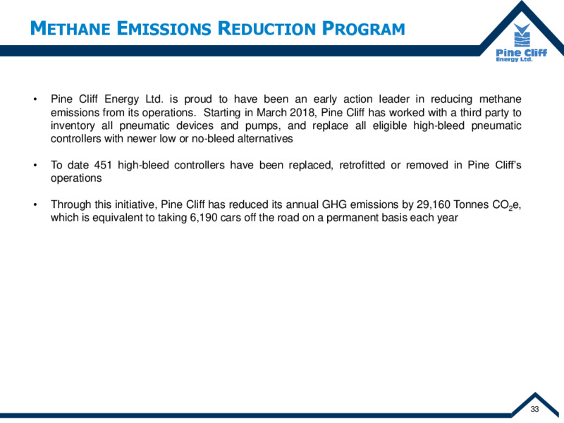March 2021 Corporate Update – Pine Cliff Energy Ltd. – slide 34