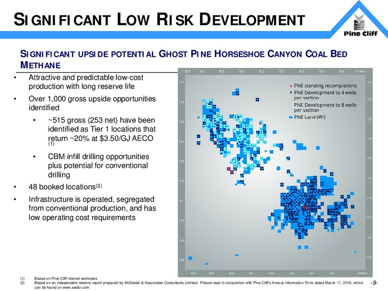 Investor Update March 2016 – Pine Cliff Energy Ltd. – slide 9