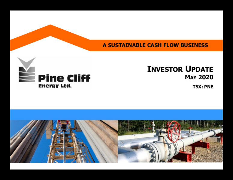 1Q 2020 Earnings Presentation – Pine Cliff Energy Ltd. – slide 1