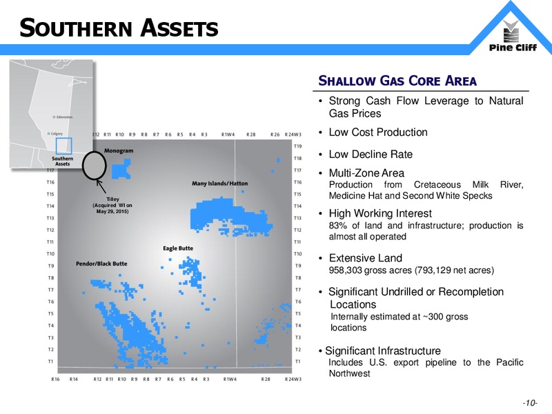 August 2015 Investor Presentation – Pine Cliff Energy Ltd. – slide 10