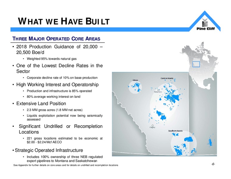 September 2018 Investor Update Presentation – Pine Cliff Energy Ltd. – slide 5