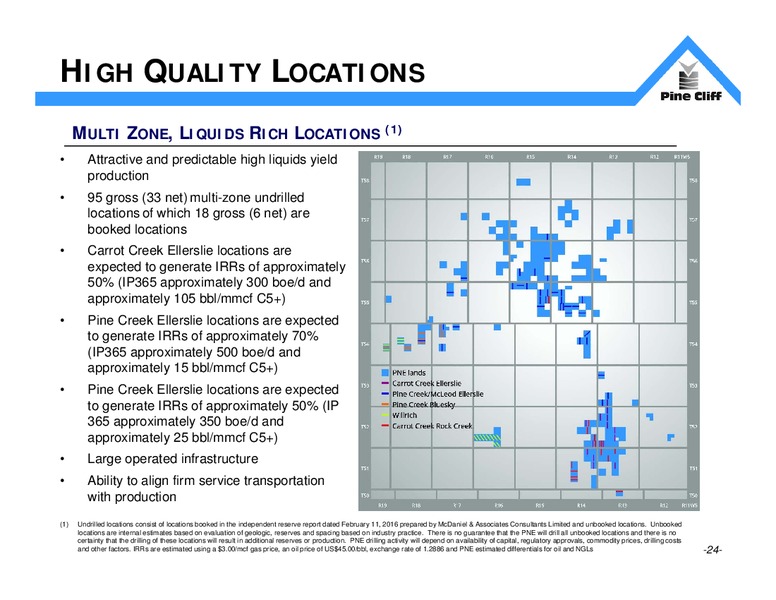October 2016 Investor Update – Pine Cliff Energy Ltd. – slide 24