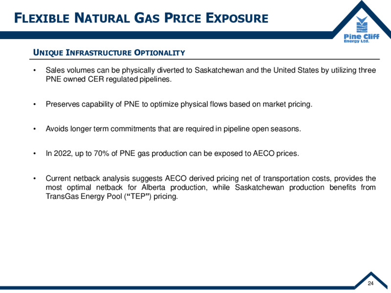 November 2021 Corporate Update – Pine Cliff Energy Ltd. – slide 25
