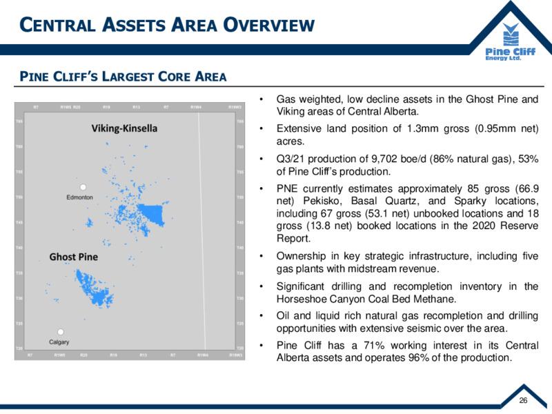 November 2021 Corporate Update – Pine Cliff Energy Ltd. – slide 27