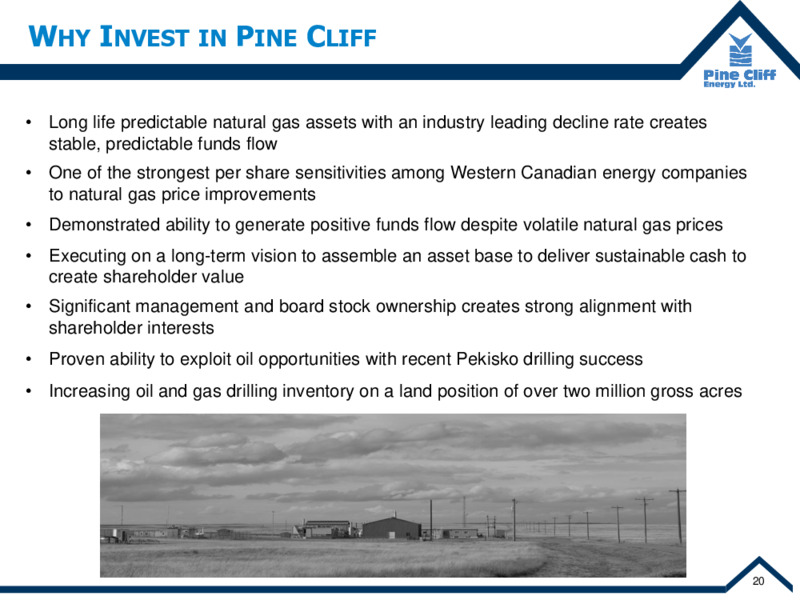 Q3 2020 Earnings Presentation – Pine Cliff Energy Ltd. – slide 21