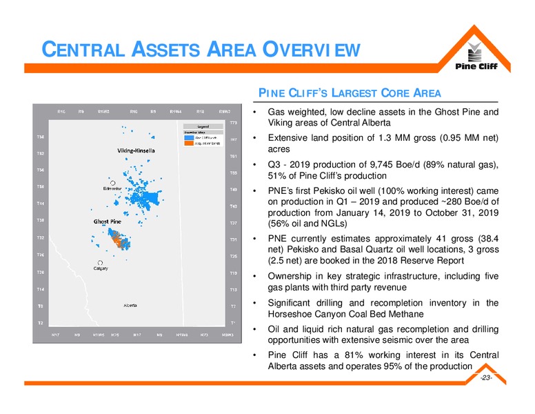 November 2019 Corporate Presentation – Pine Cliff Energy Ltd. – slide 22