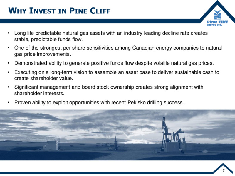 December 2021 Corporate Update – Pine Cliff Energy Ltd. – slide 18