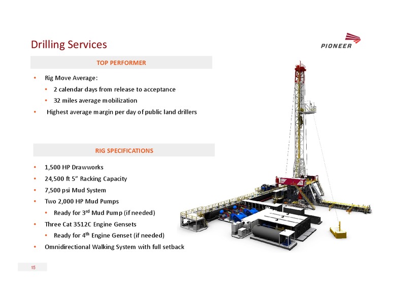 2019 Simmons Energy Conference – Pioneer Energy Services Corp. – slide 14