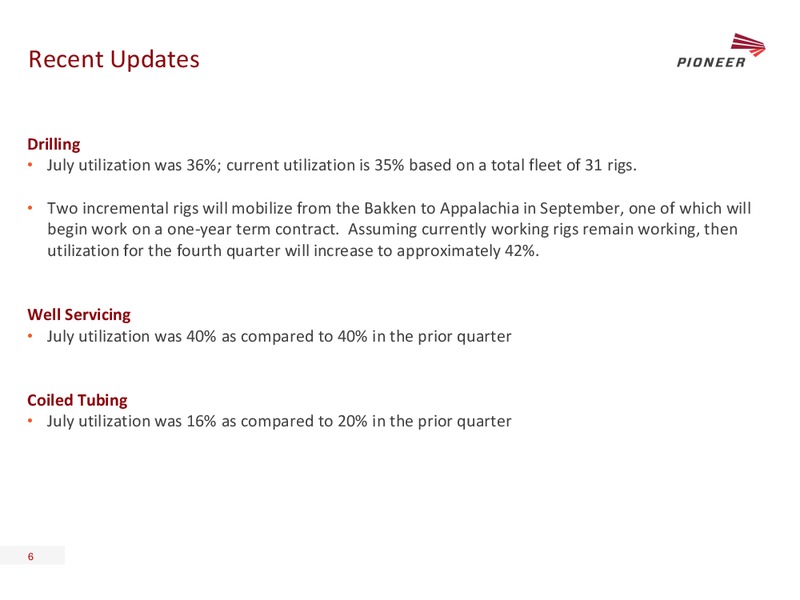 EnerCom The Oil and Gas Conference – Pioneer Energy Services Corp. – slide 5