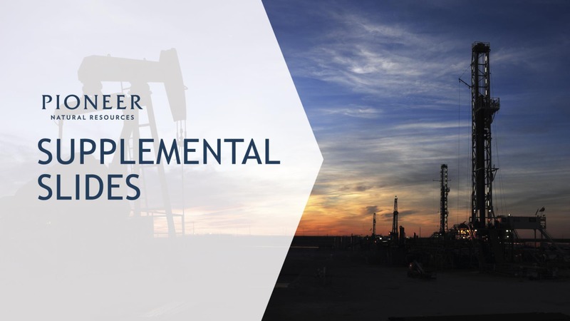 March 2020 Investor Presentation – Pioneer Natural Resources Co. – slide 20
