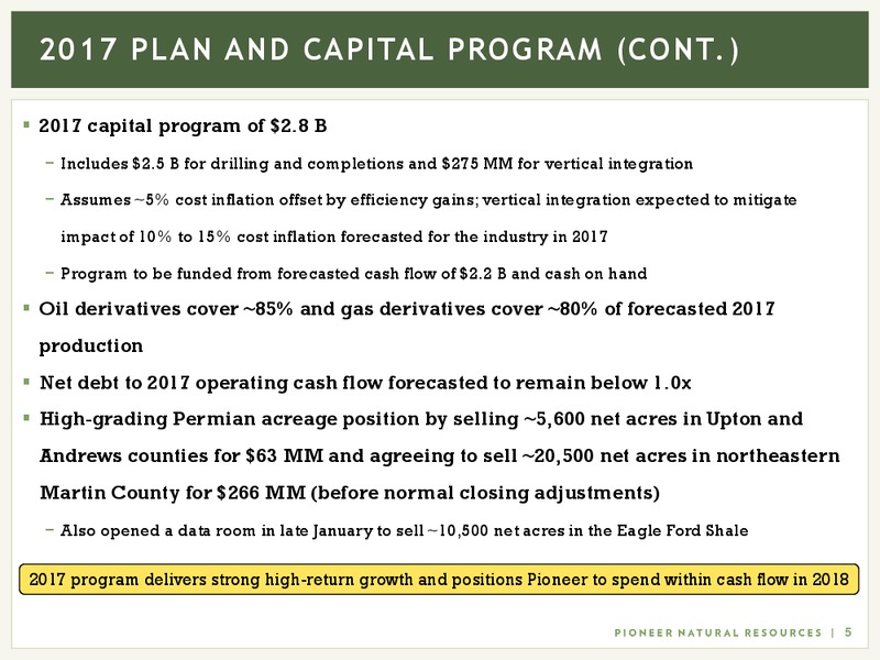 Scotia Howard Weil 45th Annual Energy Conference – Pioneer Natural Resources Co. – slide 4