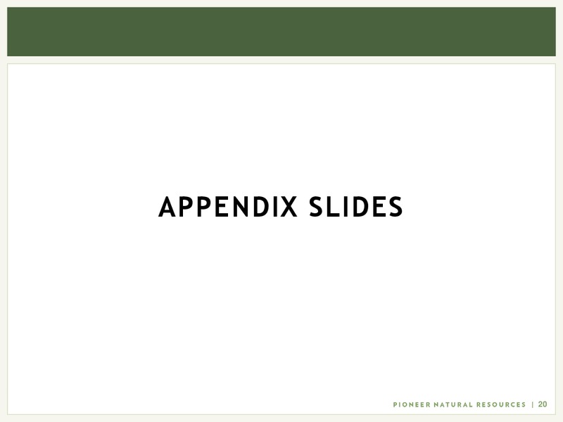 IPAA Oil and Gas Investment Symposium – Pioneer Natural Resources Co. – slide 19