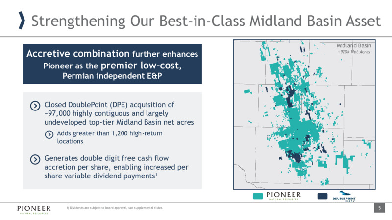 First Quarter 2021 Presentation – Pioneer Natural Resources Co. – slide 4